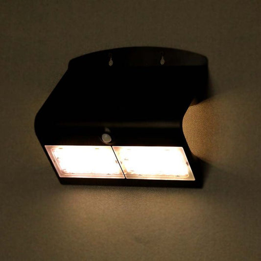 LED solcellsbelysning Väggbelysning, svart